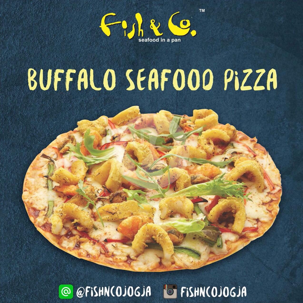 Buffalo Seafood Pizza Fish & Co